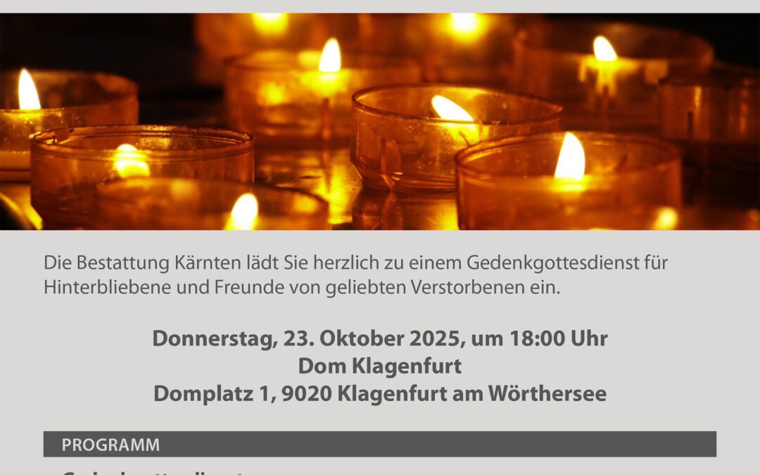 Gedenkgottesdienst Klagenfurt 10/25